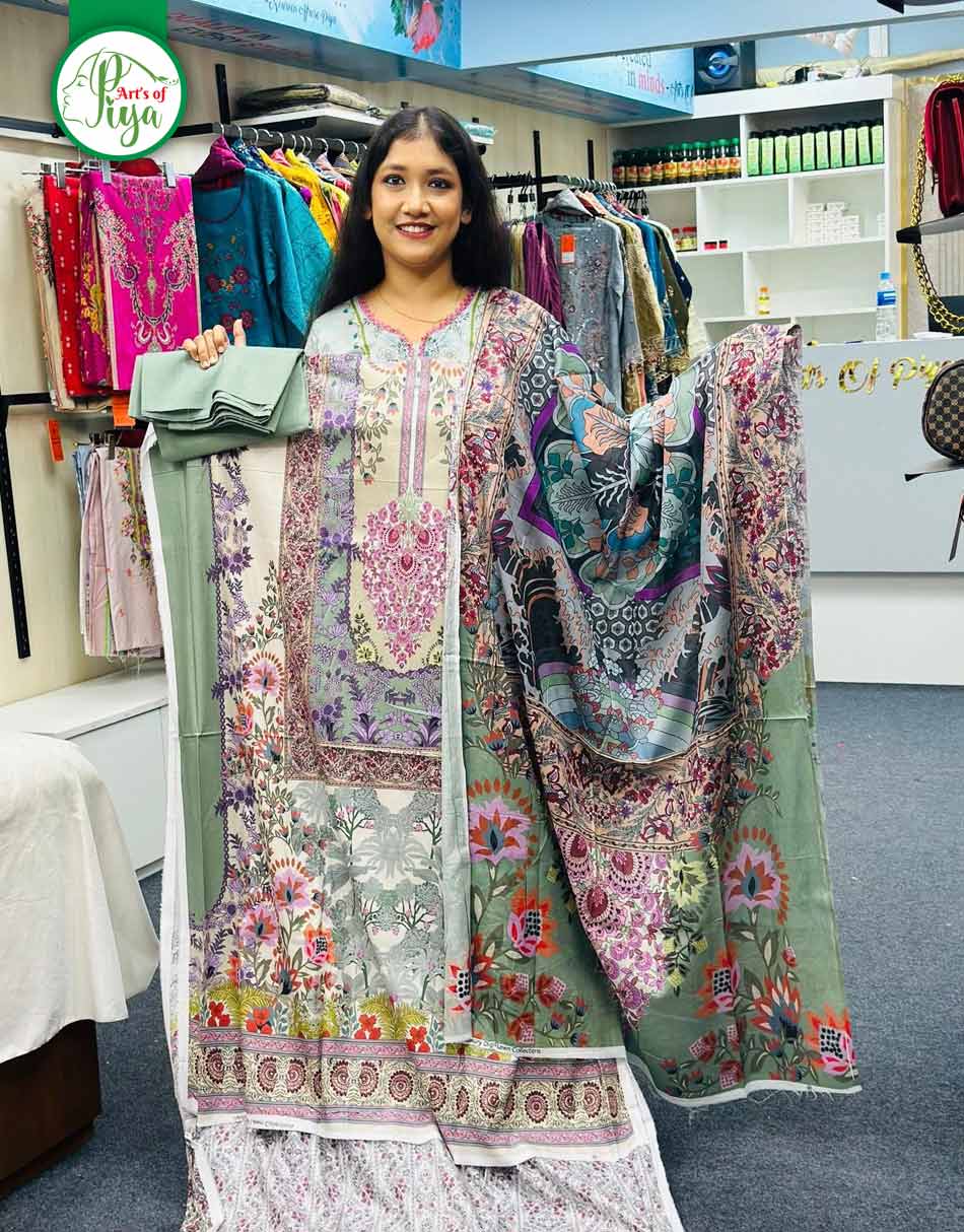 Pakistani Inspired Charizma Luxury Cotton (Unstitched)