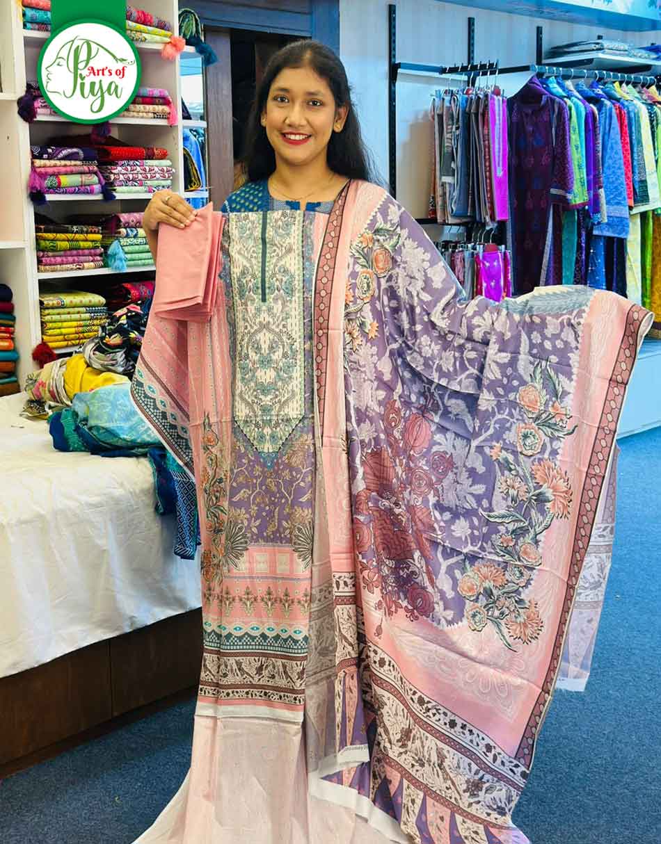 Pakistani Inspired Charizma Luxury Cotton (Unstitched)