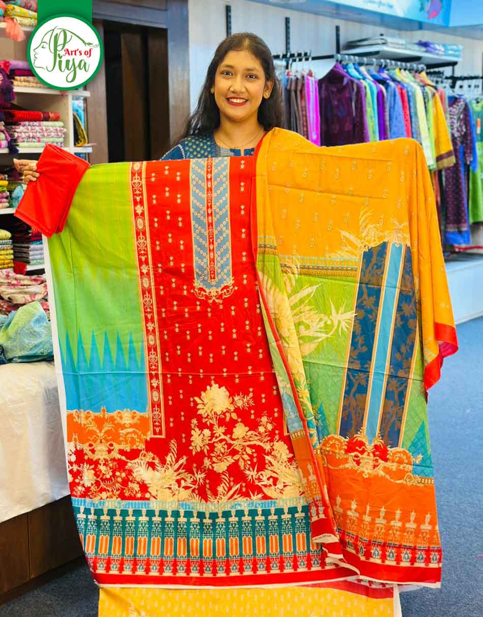 Pakistani Inspired Charizma Luxury Cotton (Unstitched)