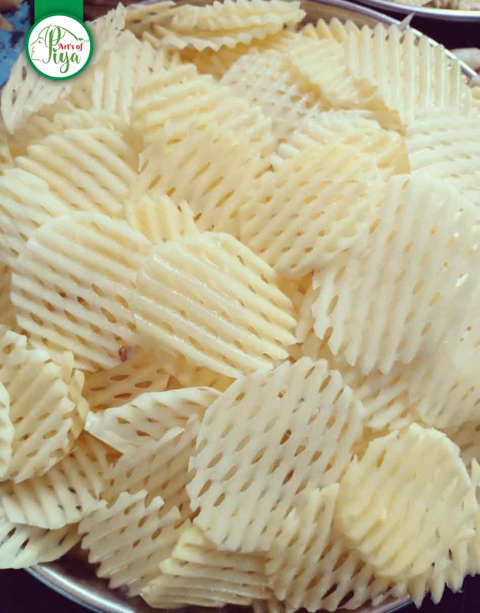 আলুর পাঁপড় | Potato Fry Chips