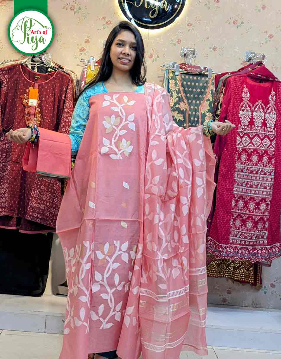 Tantuj Jamdani (Unstitched)