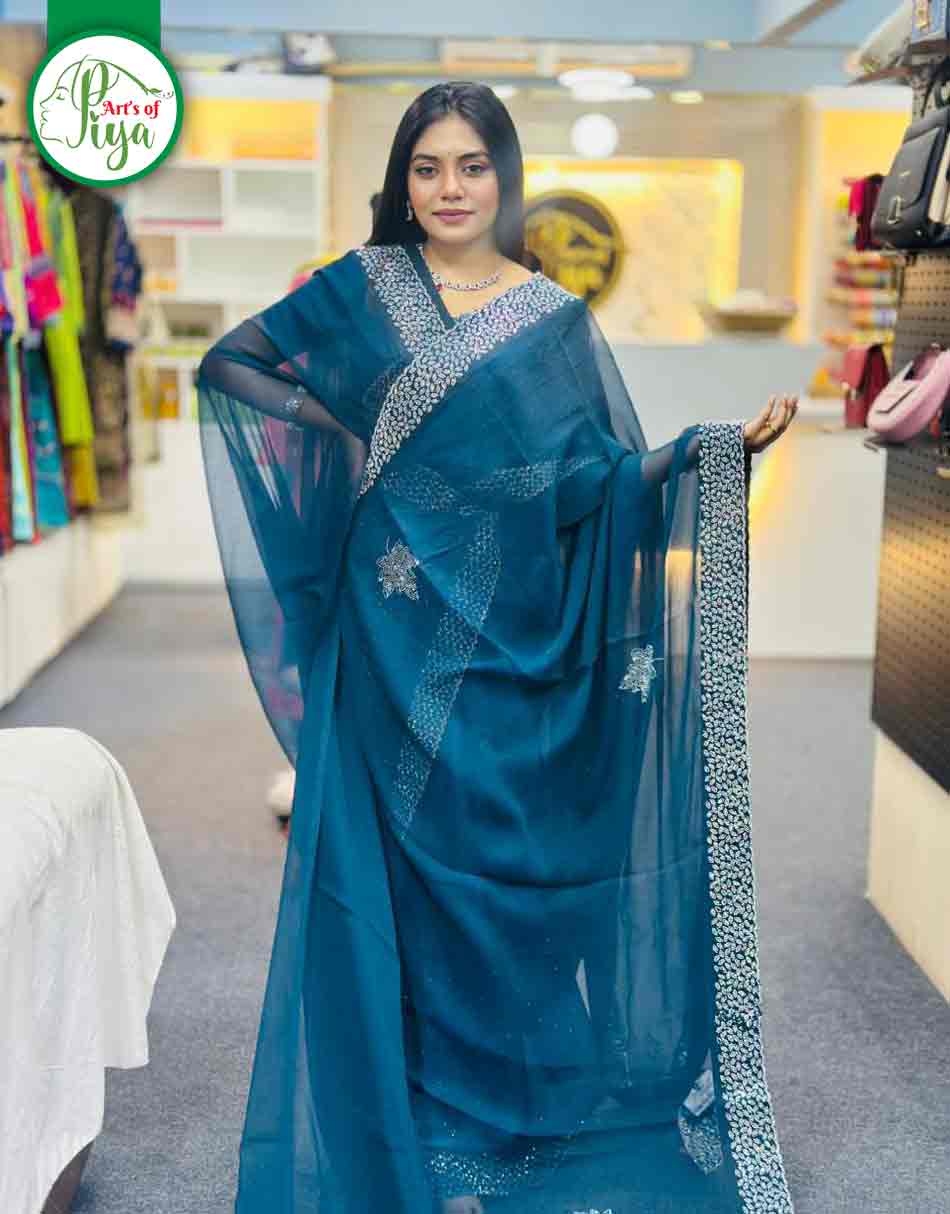 Jimmy Choo-Inspired Saree