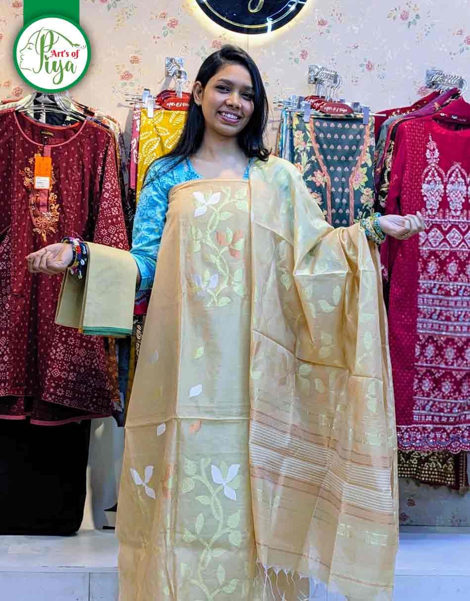 Tantuj Jamdani (Unstitched)