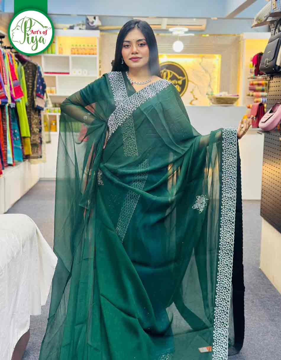 Jimmy Choo-Inspired Saree