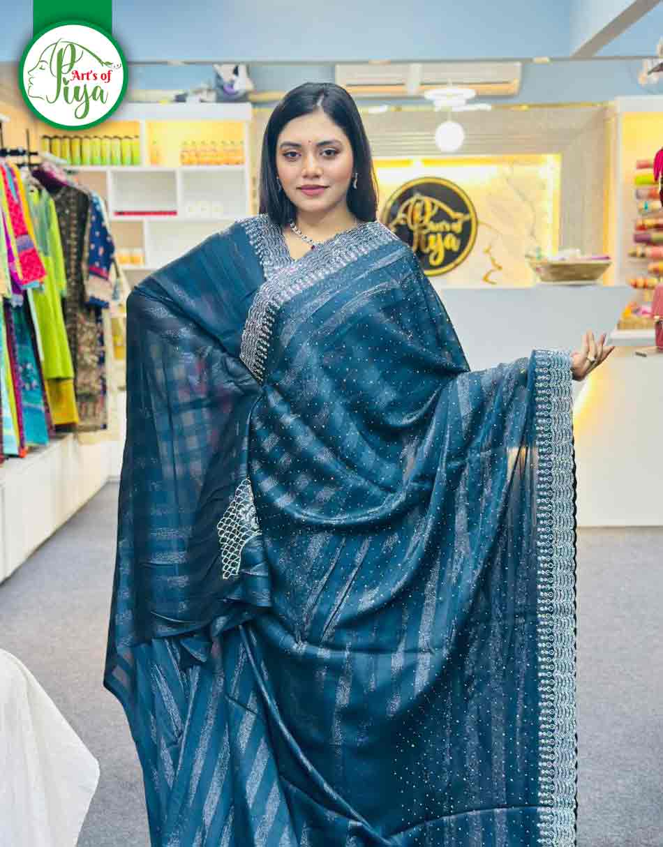 Jimmy Choo-Inspired Saree