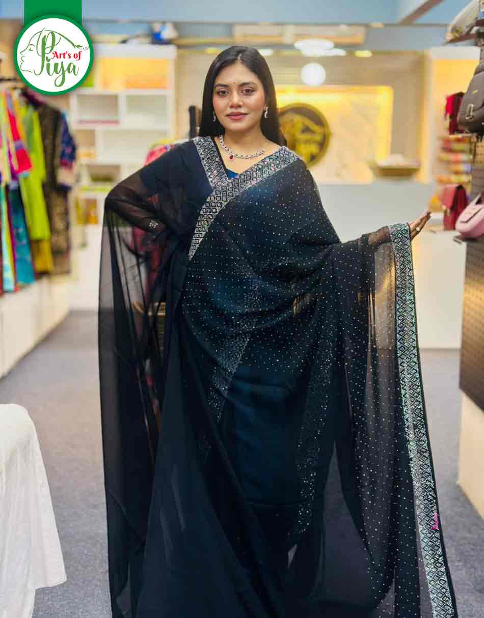 Jimmy Choo-Inspired Saree