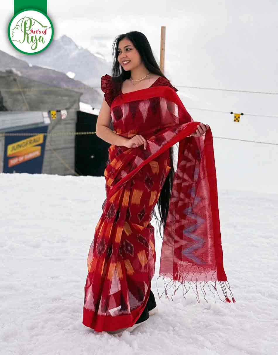 Ikkat Saree
