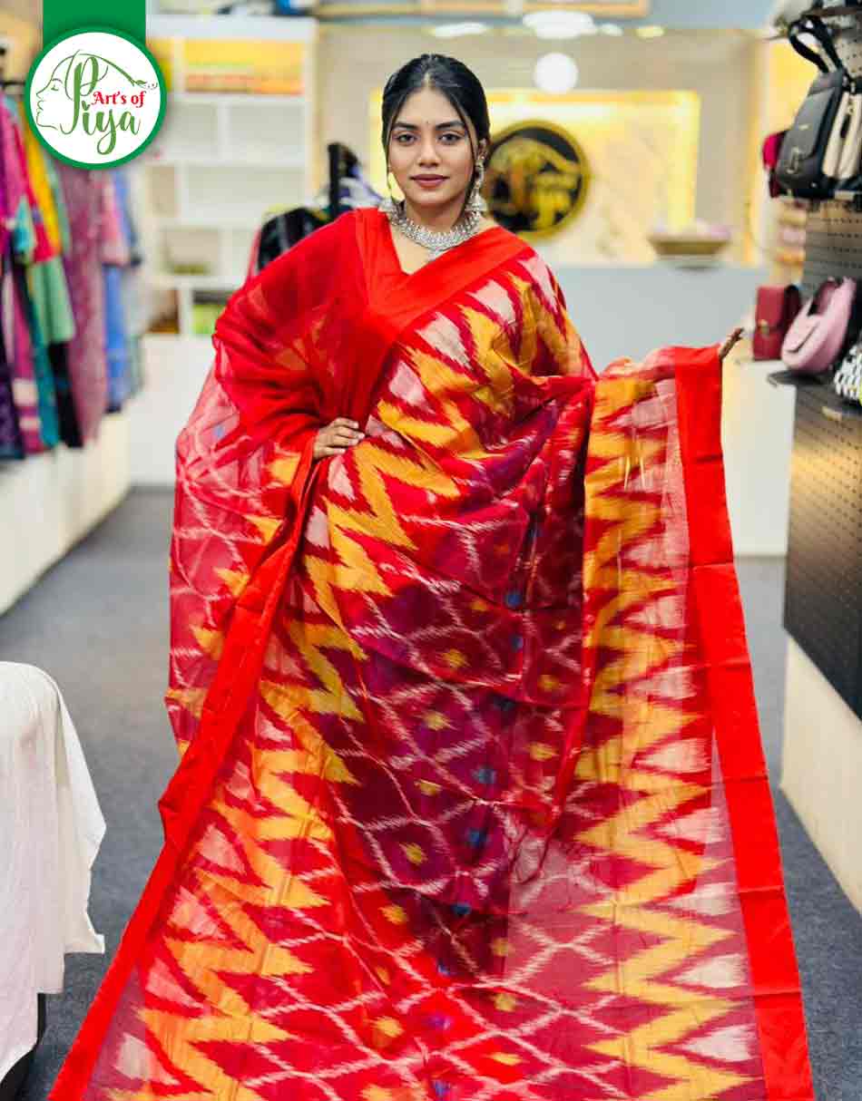Ikkat Saree