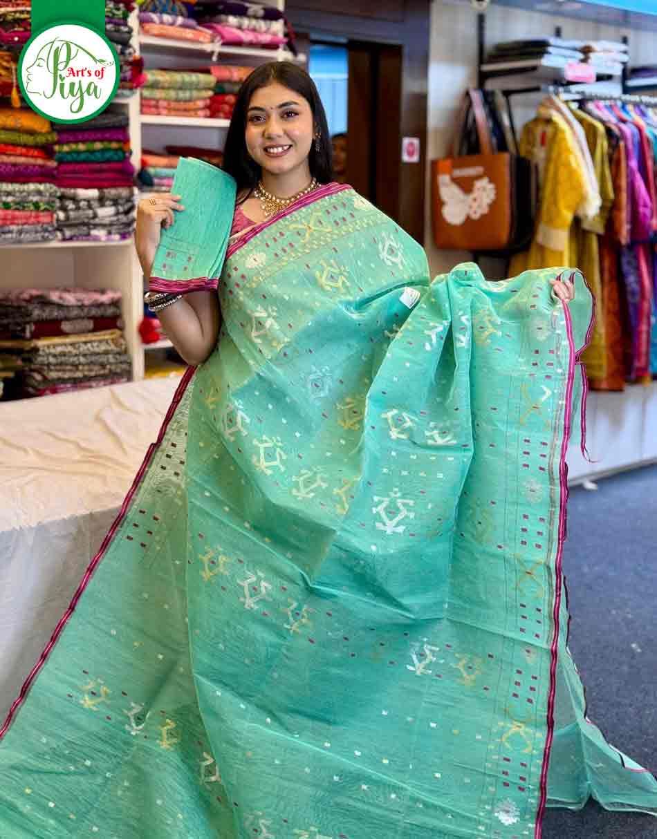 Jamdani Saree - 60 Count