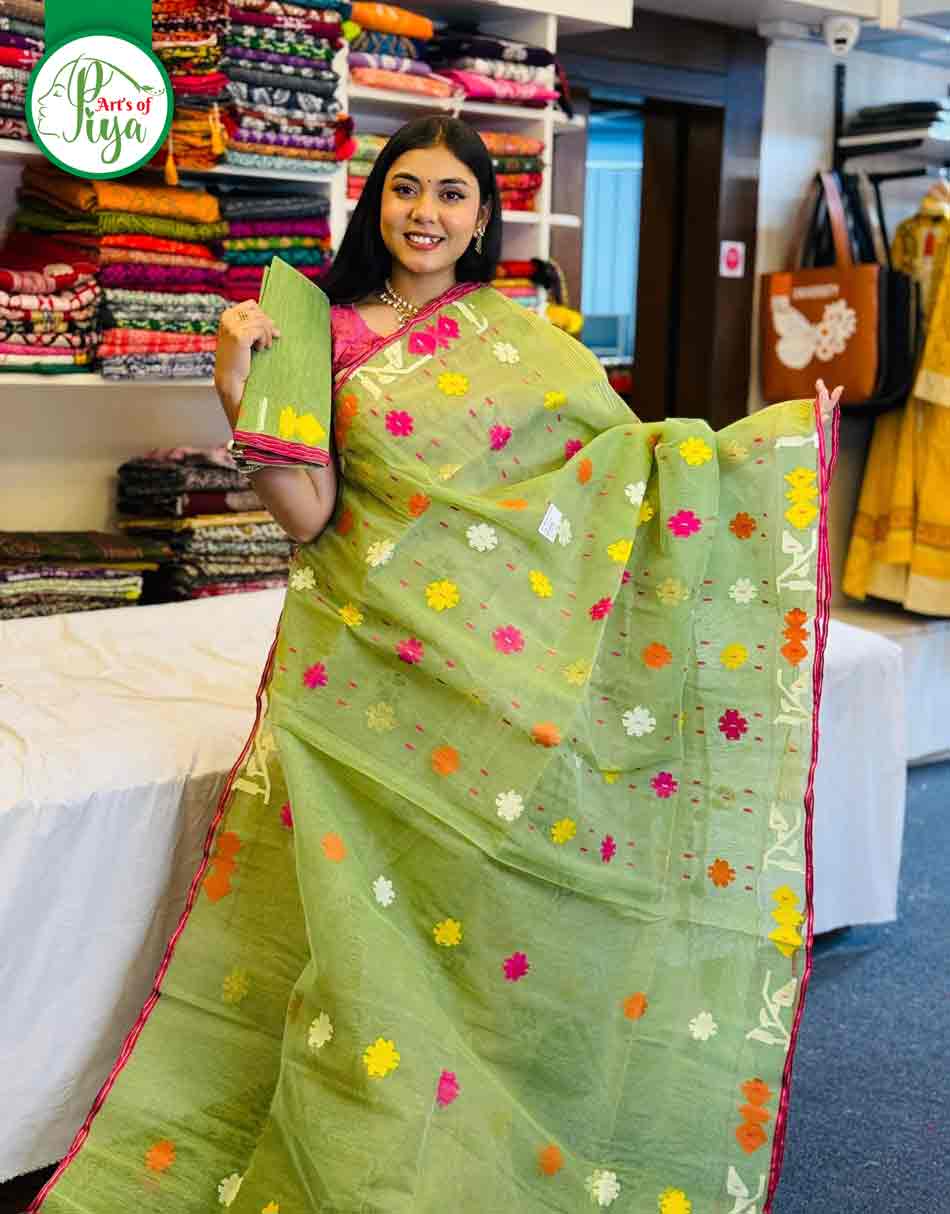 Jamdani Saree - 60 Count