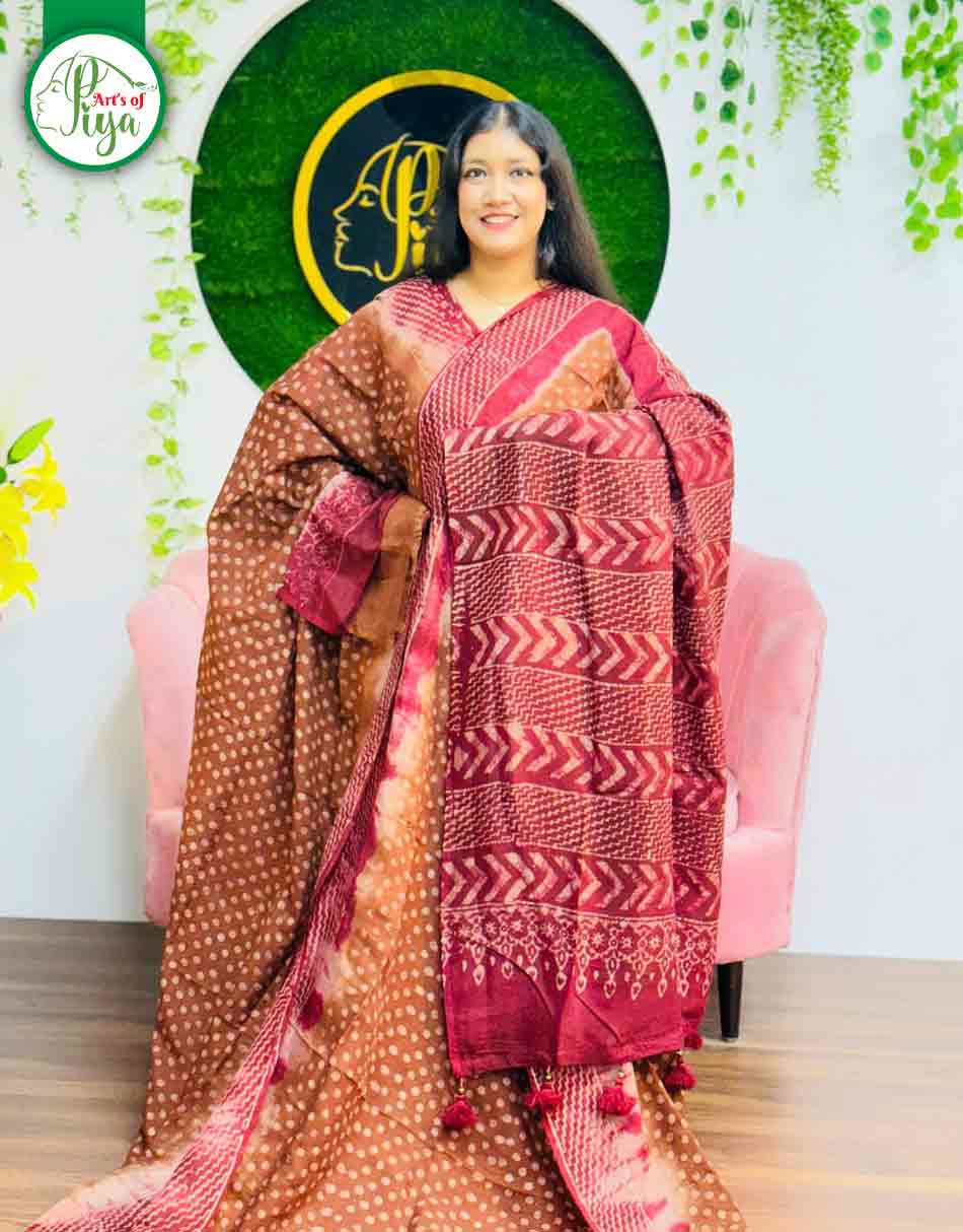 VIP Silk Tai-Dai Saree