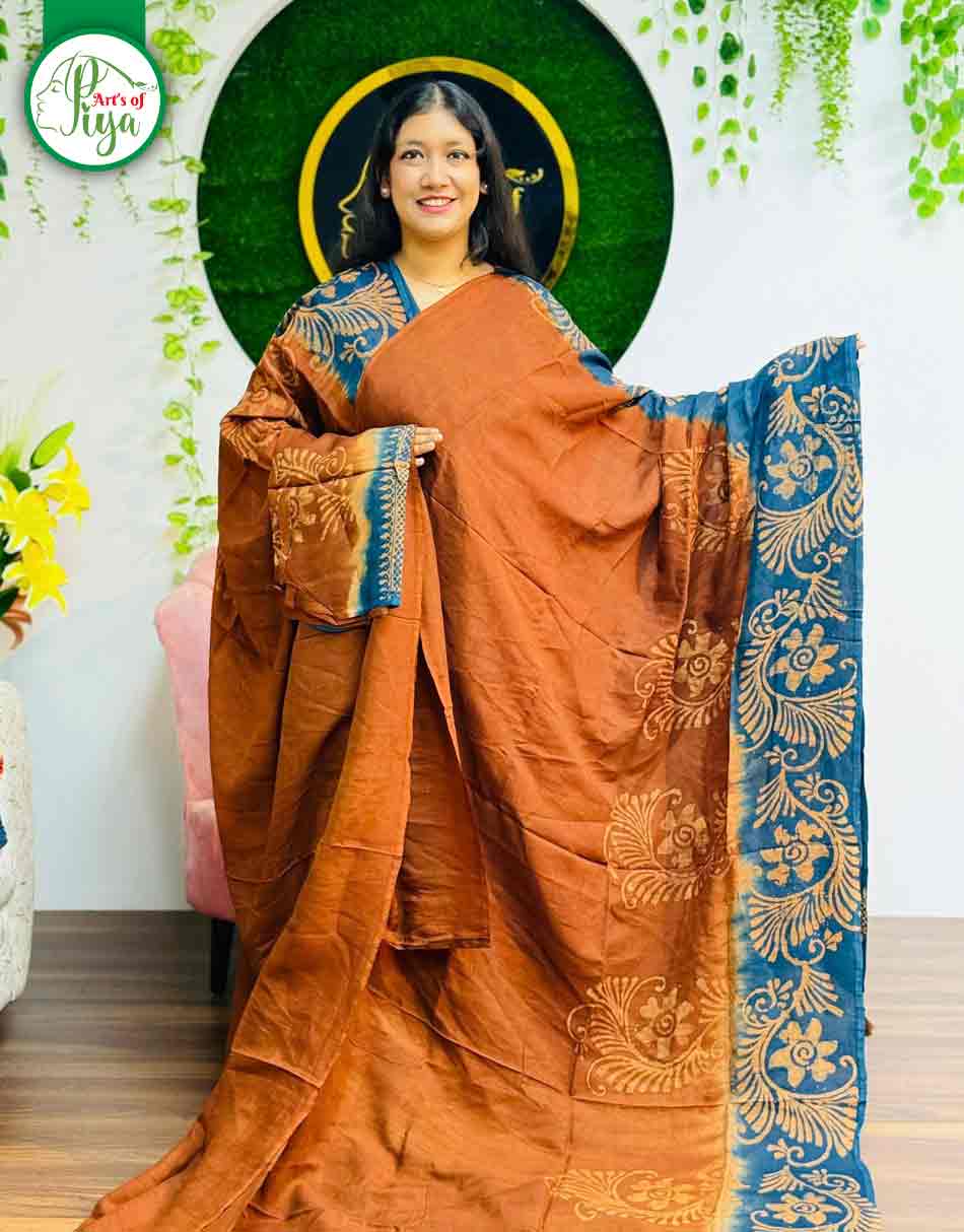 VIP Silk Tai-Dai Saree