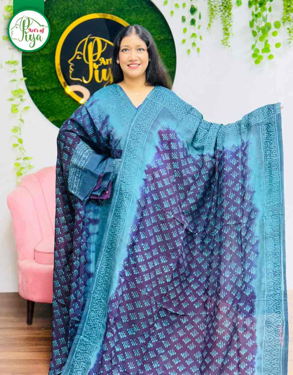 VIP Silk Tai-Dai Saree