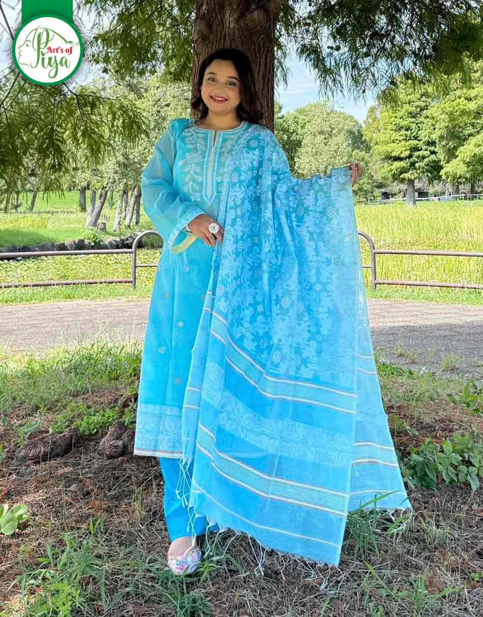 Unstitched Exclusive Jamdani
