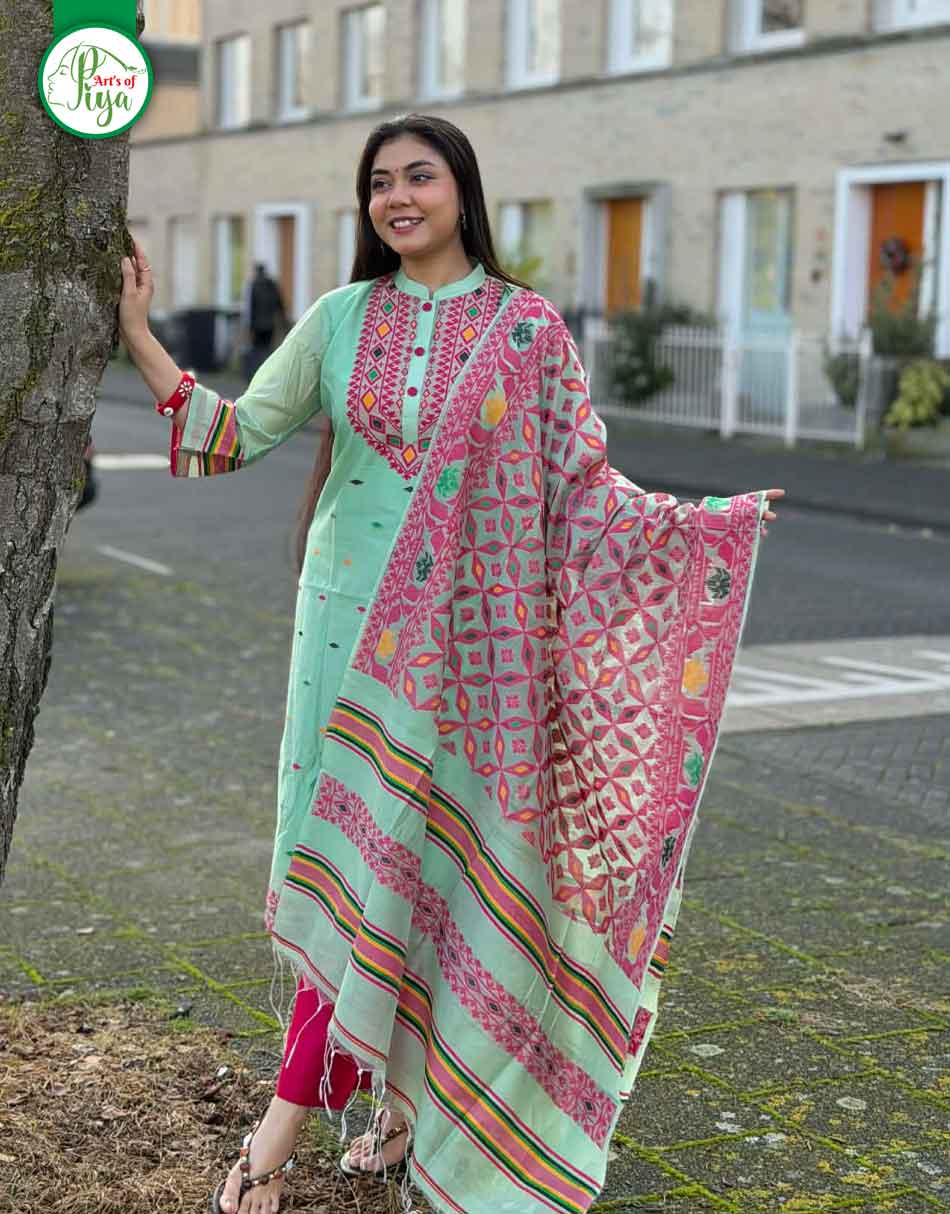 Unstitched Exclusive Jamdani