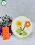 Handmade Crochet Flower Shoulder Bag