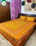 Premium Twill Cotton Printed Bedsheet with 2 Pillow Covers