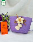 Handmade Crochet Flower Shoulder Bag