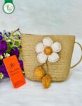 Handmade Crochet Flower Shoulder Bag