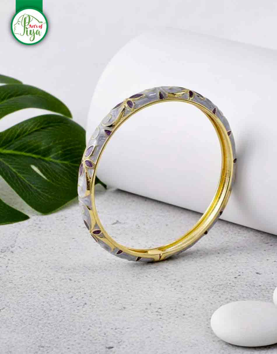 Enamel Bangle Bracelet (2.4 Size)