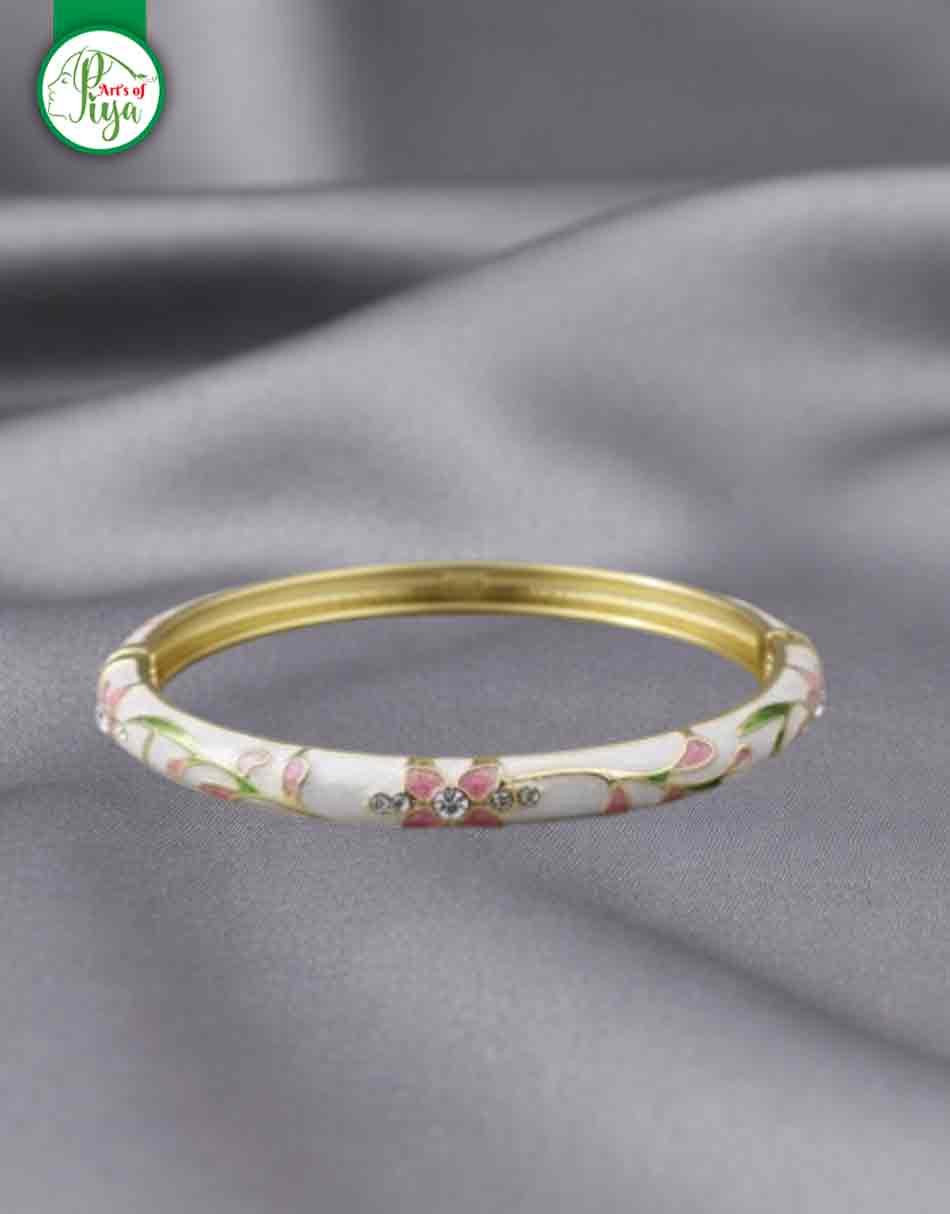 Enamel Bangle Bracelet (2.4 Size)