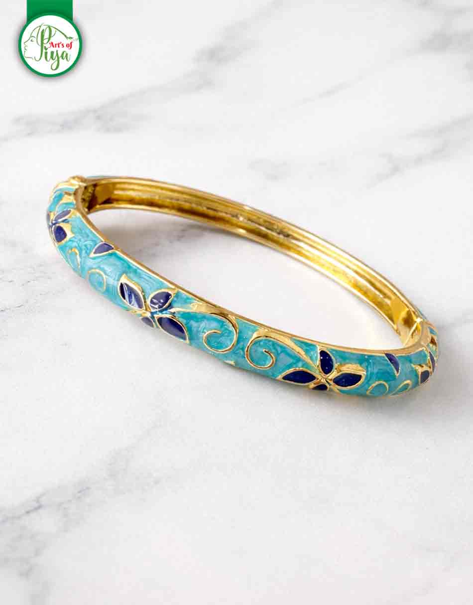 Enamel Bangle Bracelet (2.4 Size)