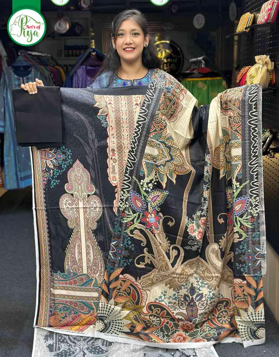 Charizma Luxury Cotton (Pakistani Inspired-Unstitched)