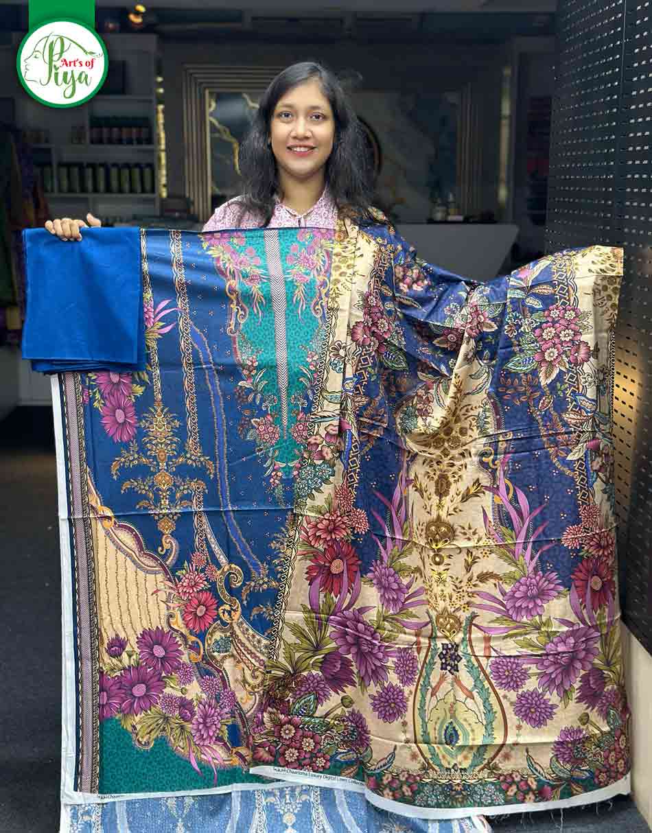 Charizma Luxury Cotton (Pakistani Inspired-Unstitched)