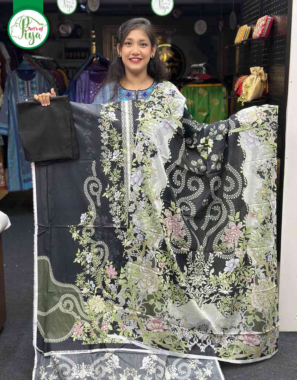 Charizma Luxury Cotton (Pakistani Inspired-Unstitched)