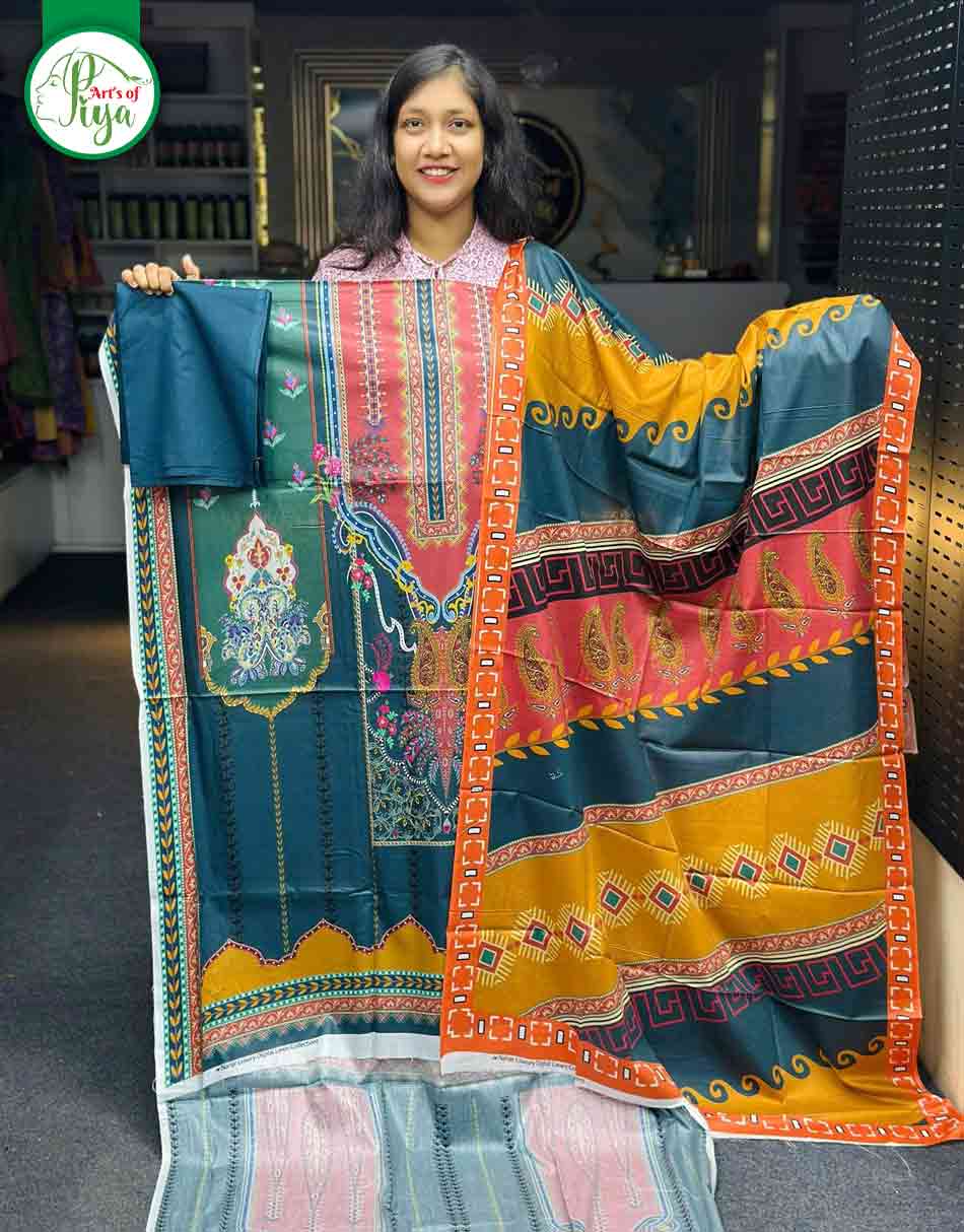 Charizma Luxury Cotton (Pakistani Inspired-Unstitched)