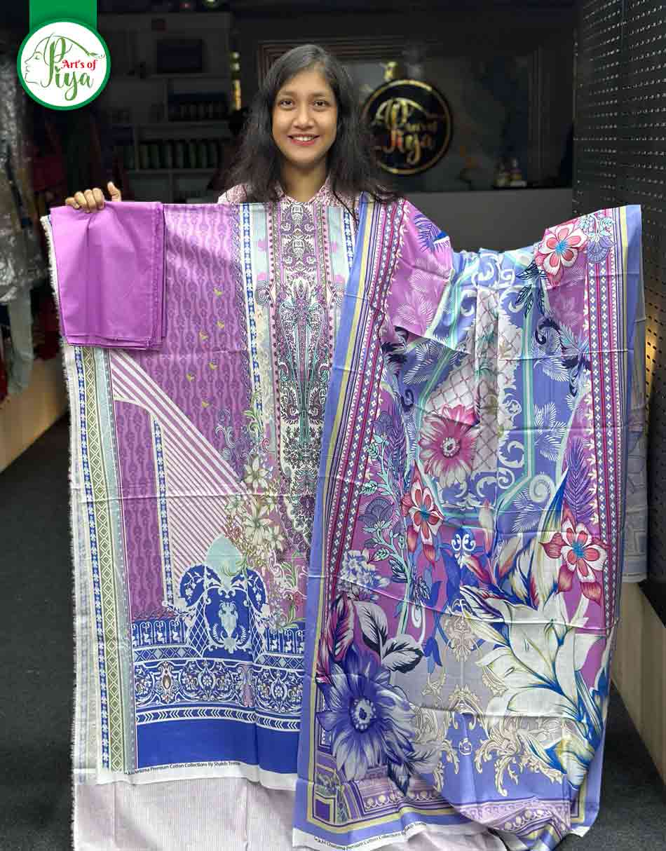 Charizma Luxury Cotton (Pakistani Inspired-Unstitched)