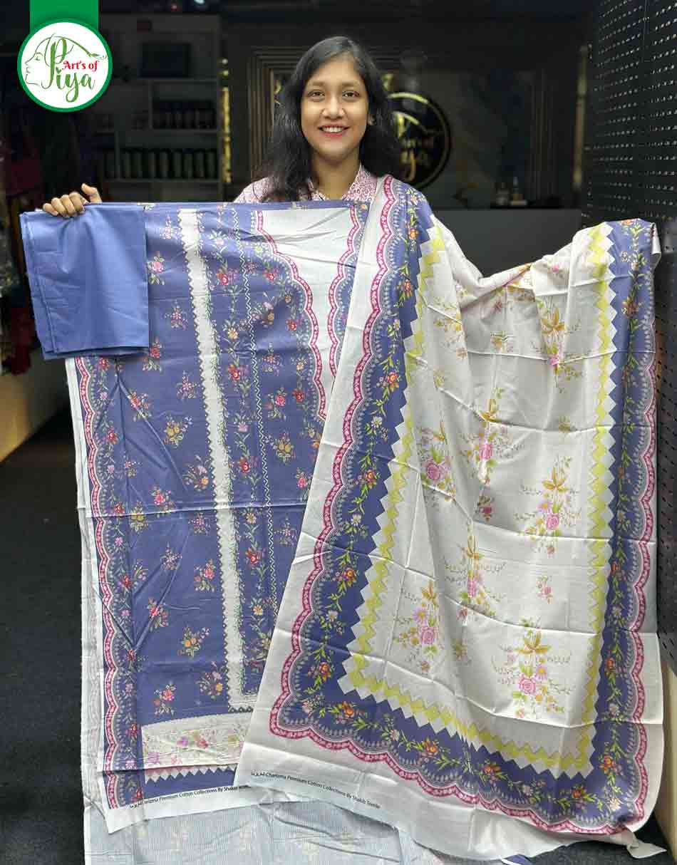 Charizma Luxury Cotton (Pakistani Inspired-Unstitched)