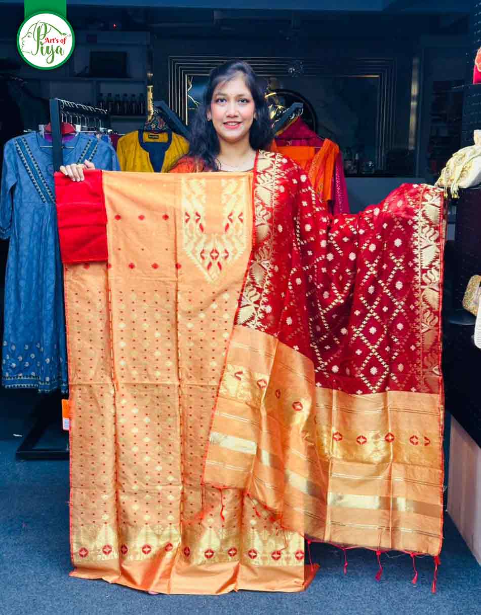 Powerloom Jamdani Unstitched