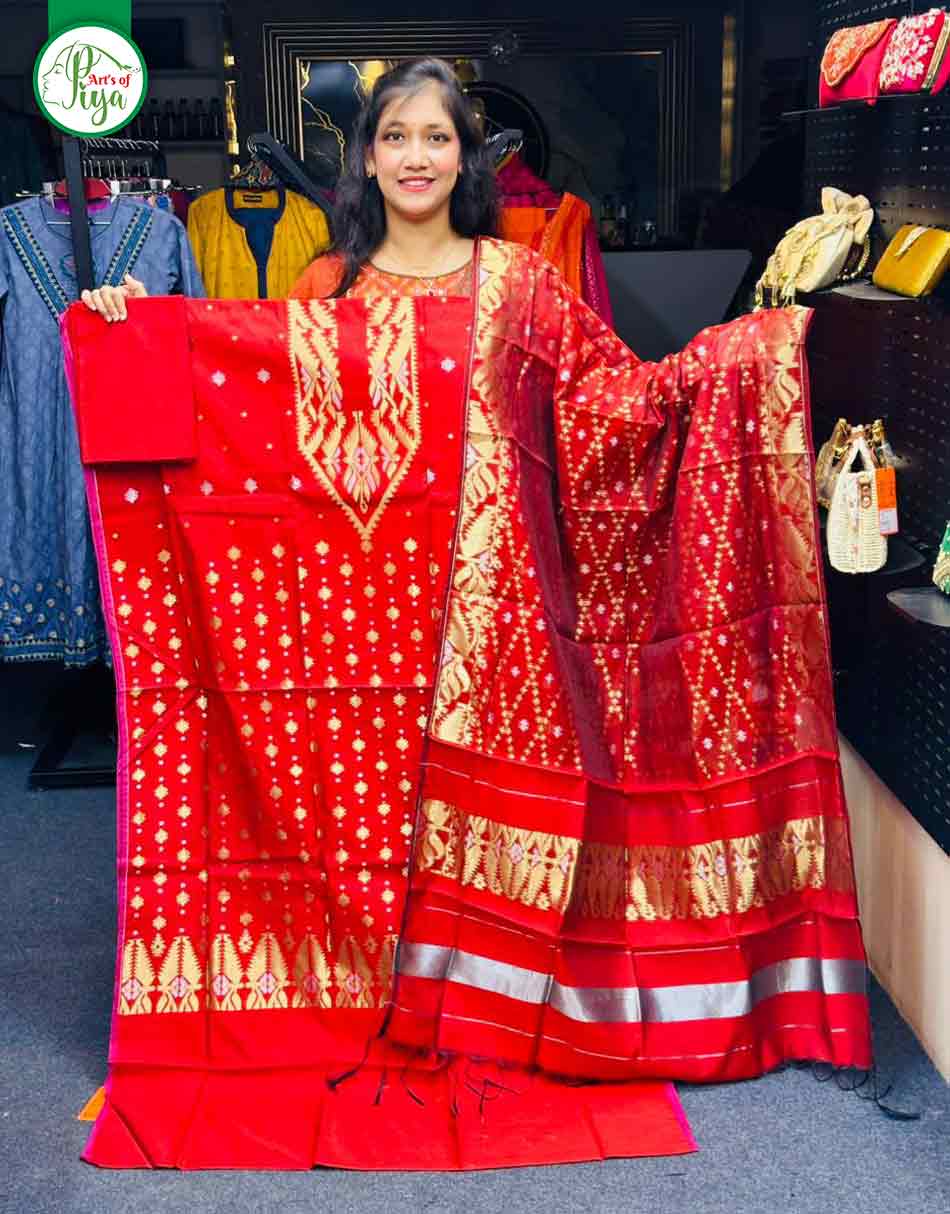 Powerloom Jamdani Unstitched