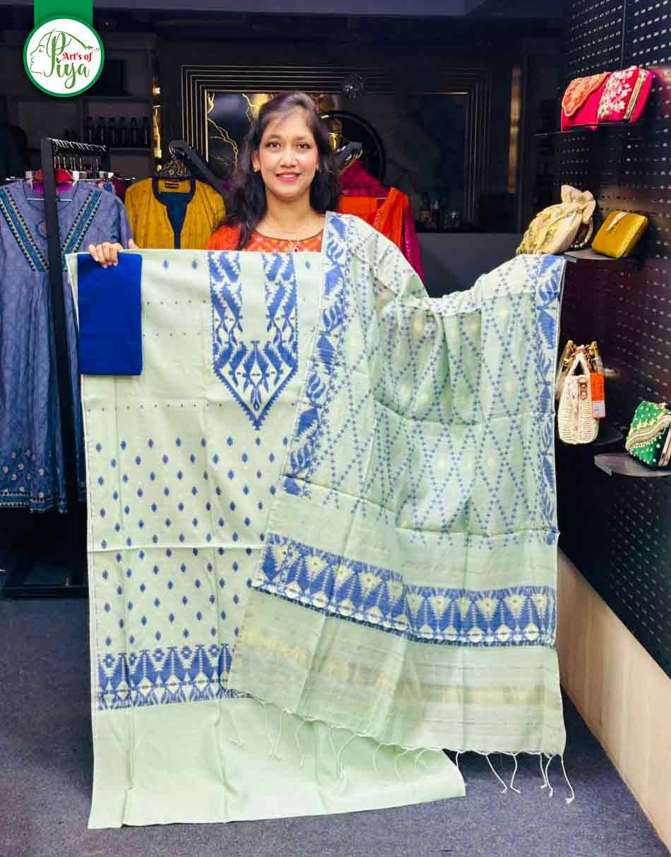 Powerloom Jamdani Unstitched