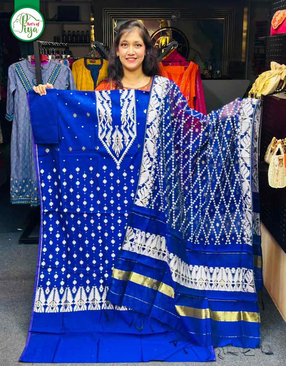 Powerloom Jamdani Unstitched