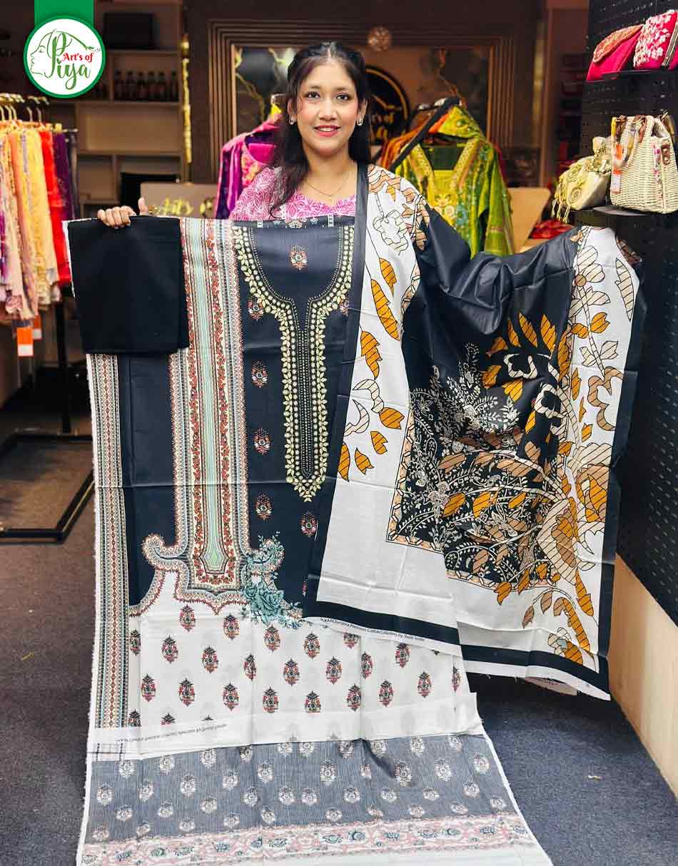 Pakistani Inspired Luxury Cotton (Unstitched)