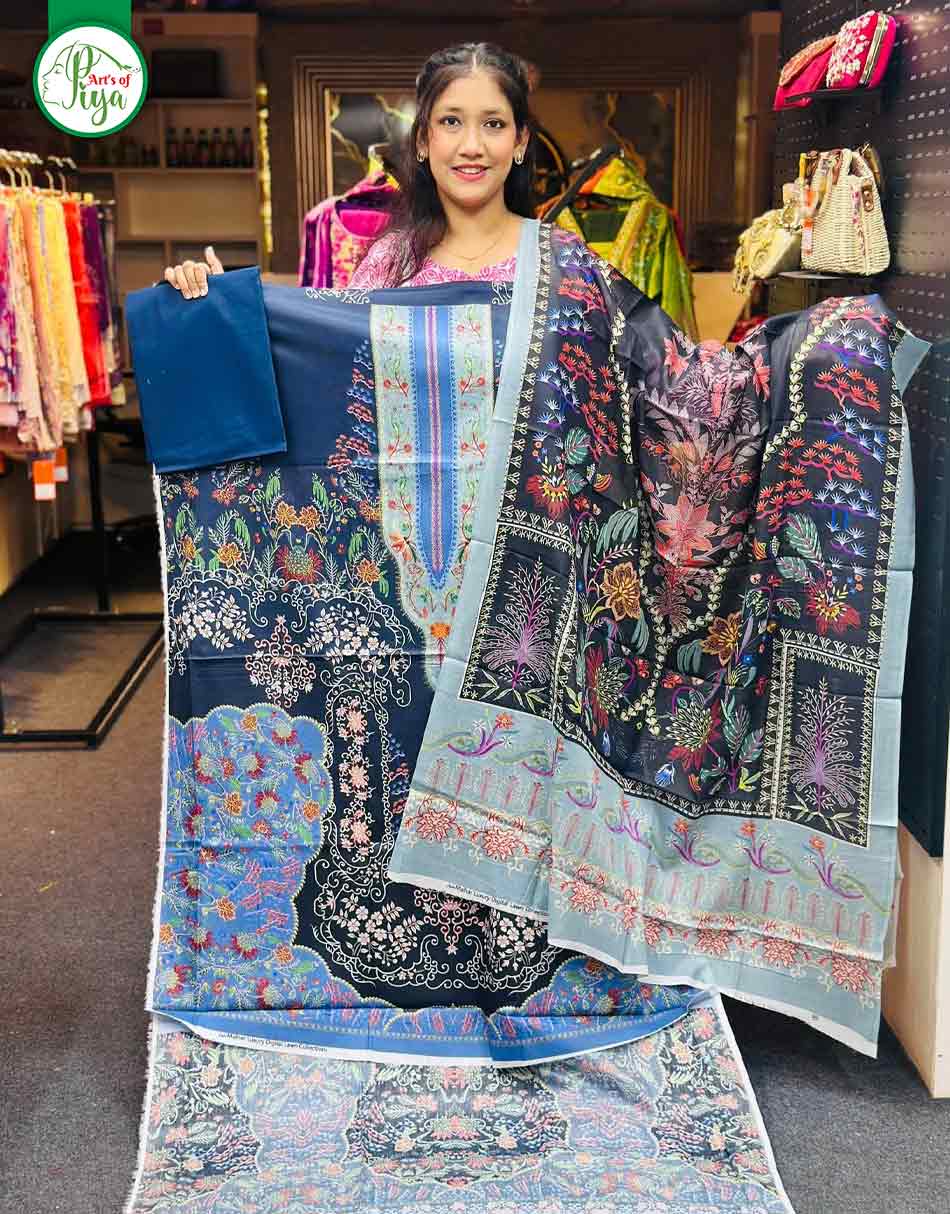 Pakistani Inspired Luxury Cotton (Unstitched)