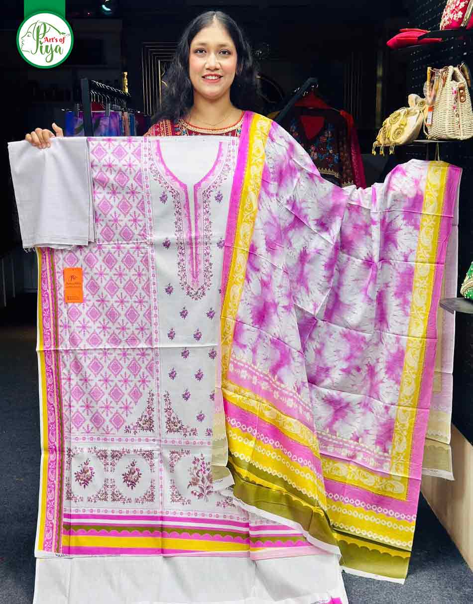 Pakistani Inspired Luxury Cotton (Unstitched)