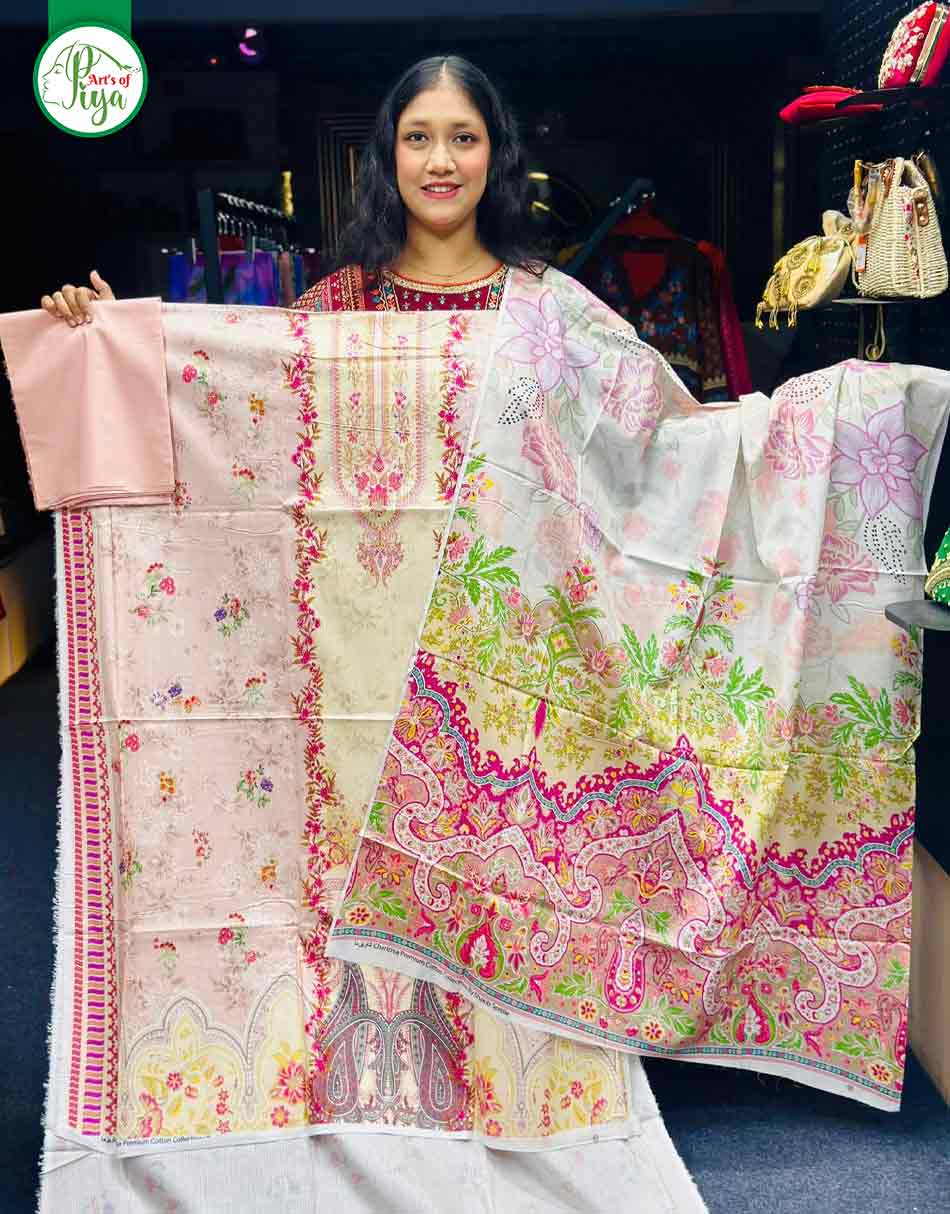 Pakistani Inspired Luxury Cotton (Unstitched)