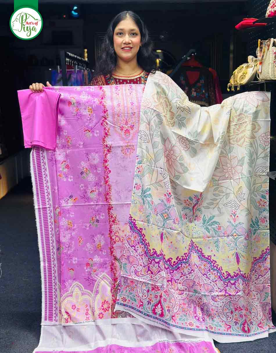 Pakistani Inspired Luxury Cotton (Unstitched)