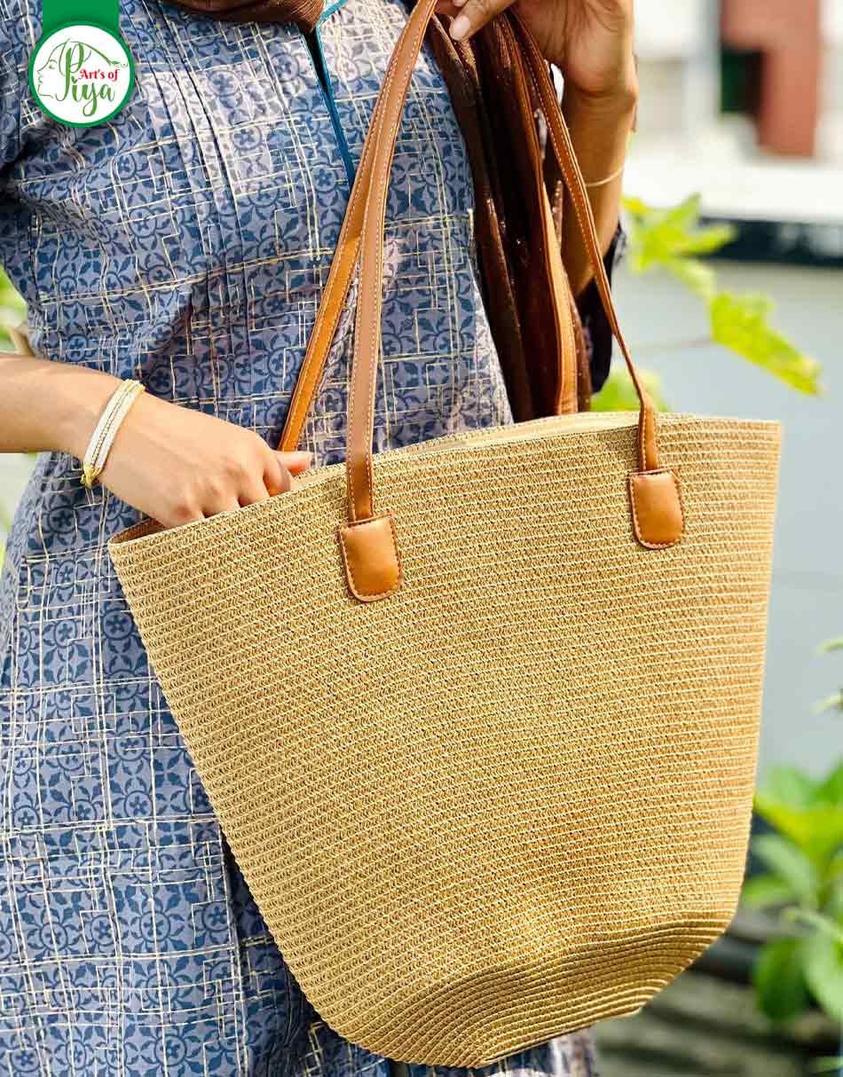 Straw Tote Bag